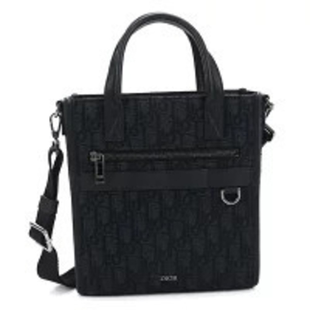 Christian Dior Tote Bag Safari North South Black Handbag Cool